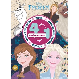 Libro Frozen 4 en 1