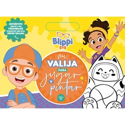 Libro Blippi Mi Valija para Jugar y Pintar