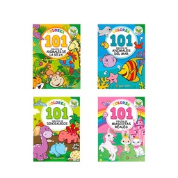 Libro 101 Animales Colección Surtido