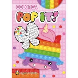 Libro Colorea Pop It! Unicornios