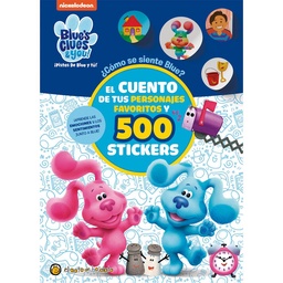 Libro Pistas de Blue 500 Stickers