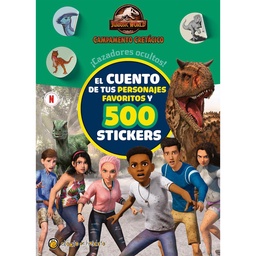 Libro Jurassic World Cazadores Ocultos 500 Stickers