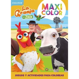 Libro La Granja de Zenón Maxi Color Naranja