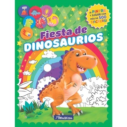 Libro Fiesta de Dinosaurios con Stickers