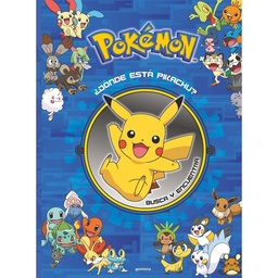 Libro Pokemon Dónde Está Pikachu