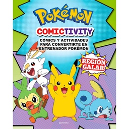 Libro Pokemon Comictivity Región Galar