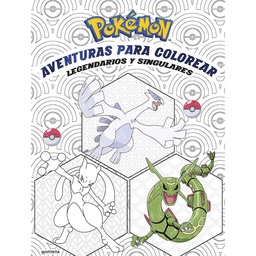 Libro Pokemon Aventuras para Colorear Legendarios y Singulares