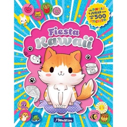 Libro Fiesta Kawaii 500 Stickers