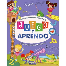 Libro Juego y Aprendo Trazado de Letras en Cursiva