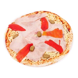 Pizza de Muzarella, Jamón y Morrones 1u