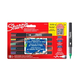 Marcadores Sharpie x 5 un Paper Mate
