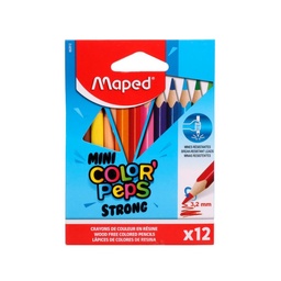 Lapices de Colores Cortos  x 12 Maped