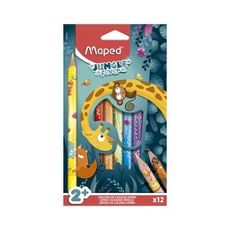 Lapices Decolores x12 - Jungle Maped