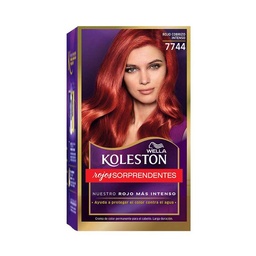 Crema de Color Koleston Rojo Cobrizo Intenso Kit No 7744