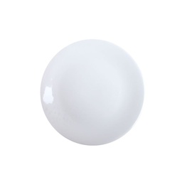 Plato Playo Basico Blanco Turquia - 25 cm