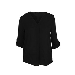 Camisa Mujer ml Negro S  Urb