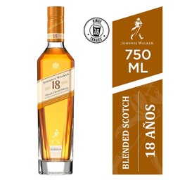 Whisky Johnnie Walker 18 Años Botella 750ml