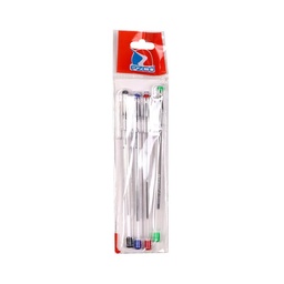 Boligrafo Ezco 1 mm. Surtido x 4 u