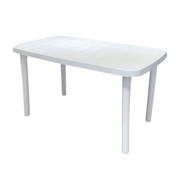 Mesa Plastica Blanca Voss 2000 135X80x75 cm