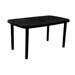 Mesa Plastica Negra Voss 2000 135X80x75 cm