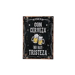 Chapa 20x28 Vino Café Club Del Poster