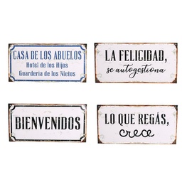 Chapa 20x40 Deco Club Del Poster x 1 u