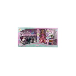 Muñeca Tiny con Set de Vestidos