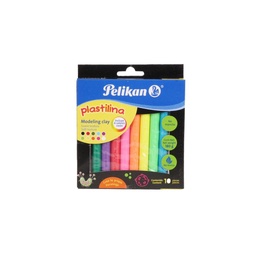 Plastilina Neon x10 Pelikan