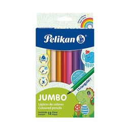 Lapices de Colores Jumbo x12 Pelikan