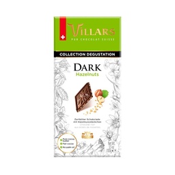 Chocolate Premium Negro con Avellana Villars 100 gr