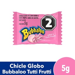 Chicle Bubbaloo Tutti  X5g