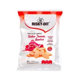 Snack de Arroz Jamon Ibérico Risky-dit 50 gr