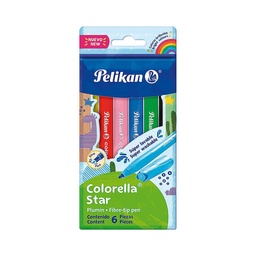 Marcador Fino Colorella Star x6 Pelikan