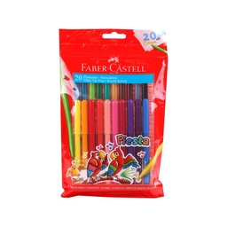 Marcador Escolar Faber Castell Fiesta 20 u