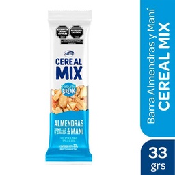 Barra Cereal Mix Natural Break Frutos Secos 33gr