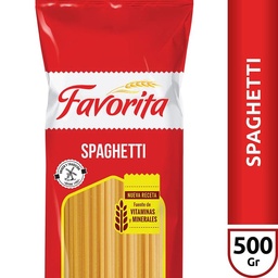 Fideos Spaghetti Favorita x500 gr