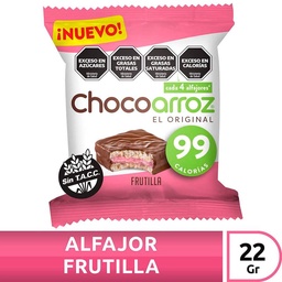 Alfajor Frutilla Chocoarroz x25 gr