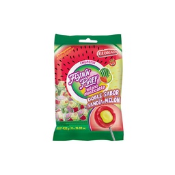 Chupetines Sabor Sandia y Melon Flynn Paff x432 gr