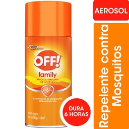 Repelente para Mosquitos Off! Family Aerosol 165cc