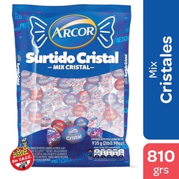 Caramelos Duros Mix Cristal Arcor 810 gr