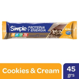 Suplemento en Barra Simple Cookies 45 gr