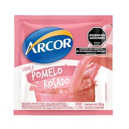 Jugo en Polvo Arcor Pomelo Rosado 15gr