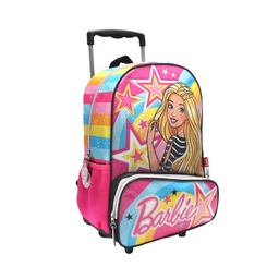 Mochila Barbie 16" Carro  Estrella Wabro