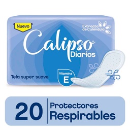 Protector Diario Calipso Respirable  x20