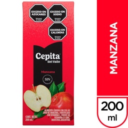 Cepita Del Valle Manzana 200 ml