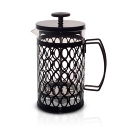 Cafetera Vidrio Circulos 600ml 18,5cm Decormes