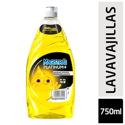 Detergente Magistral Platinum Limon Ama 750ml