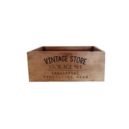 Caja Madera Vintage Store 36X21x14cm