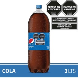 Gaseosa Pepsi  Botella 3Ltx1