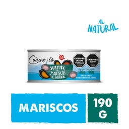 Surtido de Mariscos Al Natural Cuisine-co 190 gr